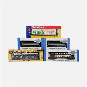 Five Various Brand HO Scale Model Trains
