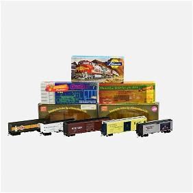 Five Various Brand HO Scale Model Trains