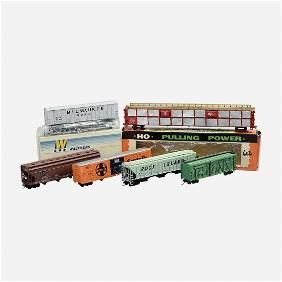 Six Various Brand HO Scale Model Trains