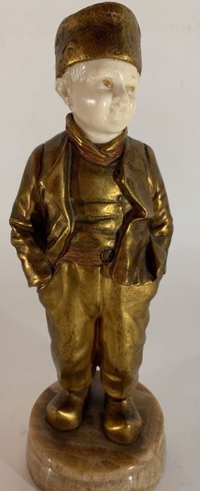 Bronze Figurine of Dutch Boy