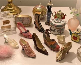 Vintage Chanel No. 5 Bottle, Collectible Shoes More