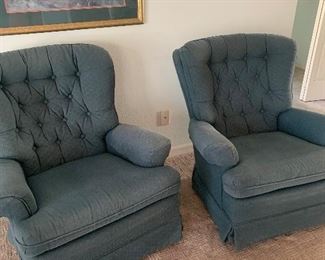 2 comfortable side chairs 