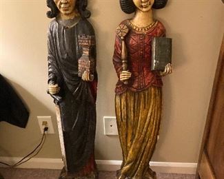 Pair of royal figures
45.5” tall

