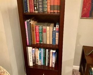 Pair of contemporary bookcases
19.5” w, 13.75”d, 63” h
