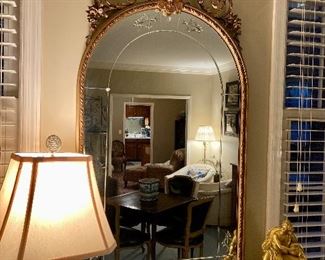 French gilt framed mirror
25.5” x 50”
