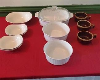Corning Ware and Serving Bowls