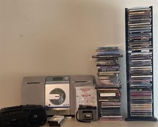 Phillips CD Player and CDs