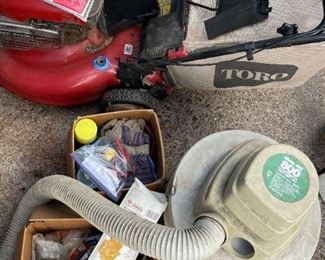 Shop Vac And Lawn Mower