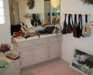 LOTS OF PURSES AND EVENING BAGS