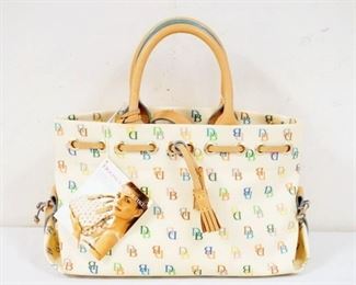 1016	VINTAGE DOONEY & BOURKE IT RAINBOW SIGNATURE BAG, NEW WITH TAGS
