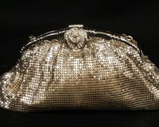 1095	BEAUTIFUL WHITING & DAVIS MESH EVENING BAG, APPROXIMATELY 9 IN L AT BASE
