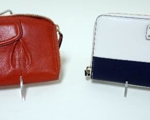 1124	COACH BURNT ORANGE LEATHER AND KATE SPADE NEW LEATHER WALLETS
