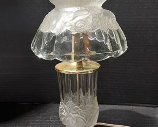 Beautiful Imperlux West German Hand Cut Lead Crystal Lamp
