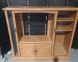 Entertainment Center with Side and Bottom Storage
