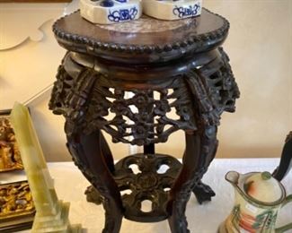 Vintage Asian side table