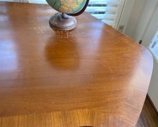 Large, MCM desk used by bank president (details available at sale). Four drawers.