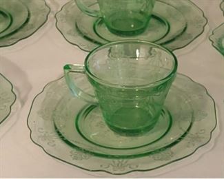 Vaseline green glass