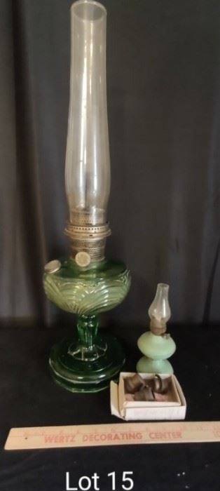 Green aladdin lamp