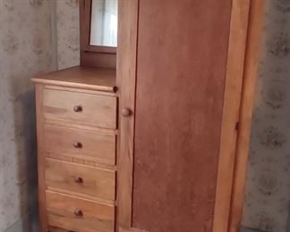 Vintage armoire dresser