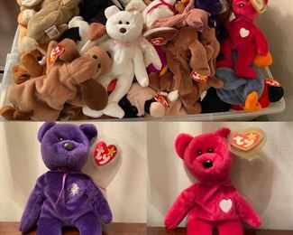 Large Collection of Beanie Babies 