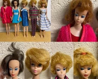 50’s  Barbies, Clothes  & Luggage