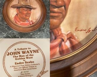A Tribute to John Wayne by Endre Szabo Plate Number A14645