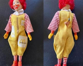 Vintage 70’s Ronald McDonald Doll