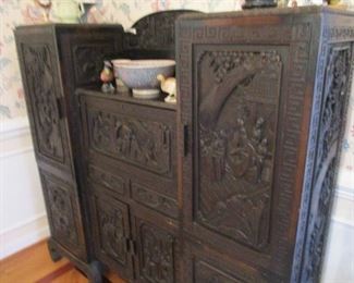                               CARVED ASIAN CHEST