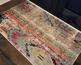 multi-color area rug
