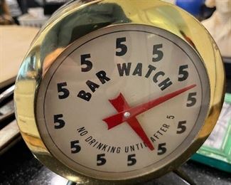 Bar Watch alarm clock