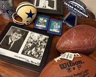 Dallas Cowboys memorabilia