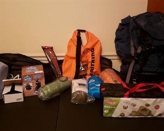 Camping gear mostly new