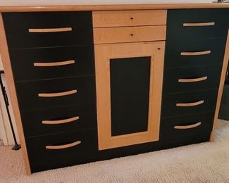 One of TWO custom large bedroom dressers