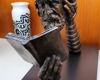 Bronze sculpture by Nikki Imber, titled