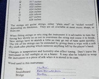 More details on the Lyre/Kantele