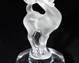 Lalique frosted ram