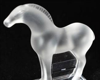 Lalique frosted trojan horse