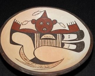 Mudman pottery by Carol Namaki-Tewa Hopi tribe