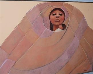 Mom with baby by Roberta de la Vega