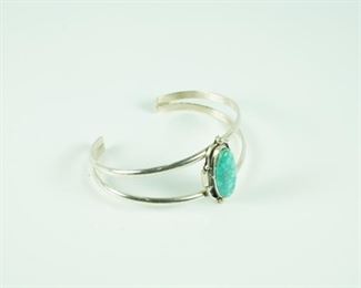 Kathleen Chiquito Navajo turquoise bracelet