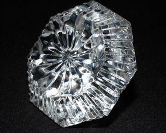 Waterford crystal diamond paperweight