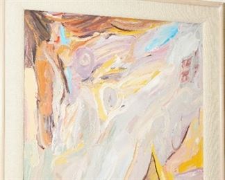 Abstract oil on canvas by SR Boone