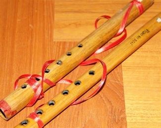 Flutes from India x 2