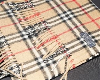 Vintage Burberry cashmere scarf-in beautiful condition.