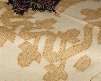 Vintage Figural Guatemalan wool blanket