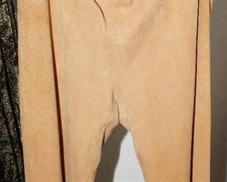 Vintage Loro Piano calf leather pants