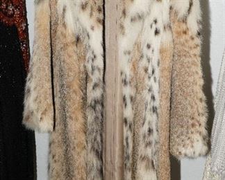 Antique Adolfo Lynx/Bobcat fur coat