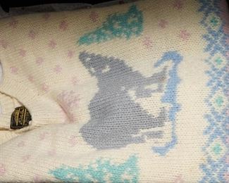 Vintage Eddie Bauer Christmas sweater-doesn't appear to have ever been out of the original box. 