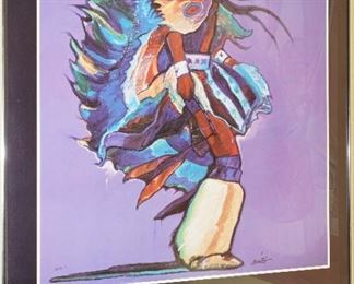 Goldwaters Gallery of the SW poster-Fancy Dancer by John Nielo