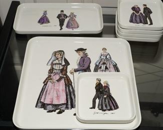 Villeroy  & Boch pastry plate set